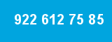 922 612 75 85 922 612 75 85